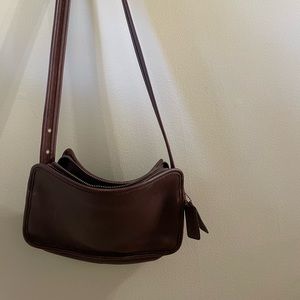 Coach brown leather purse